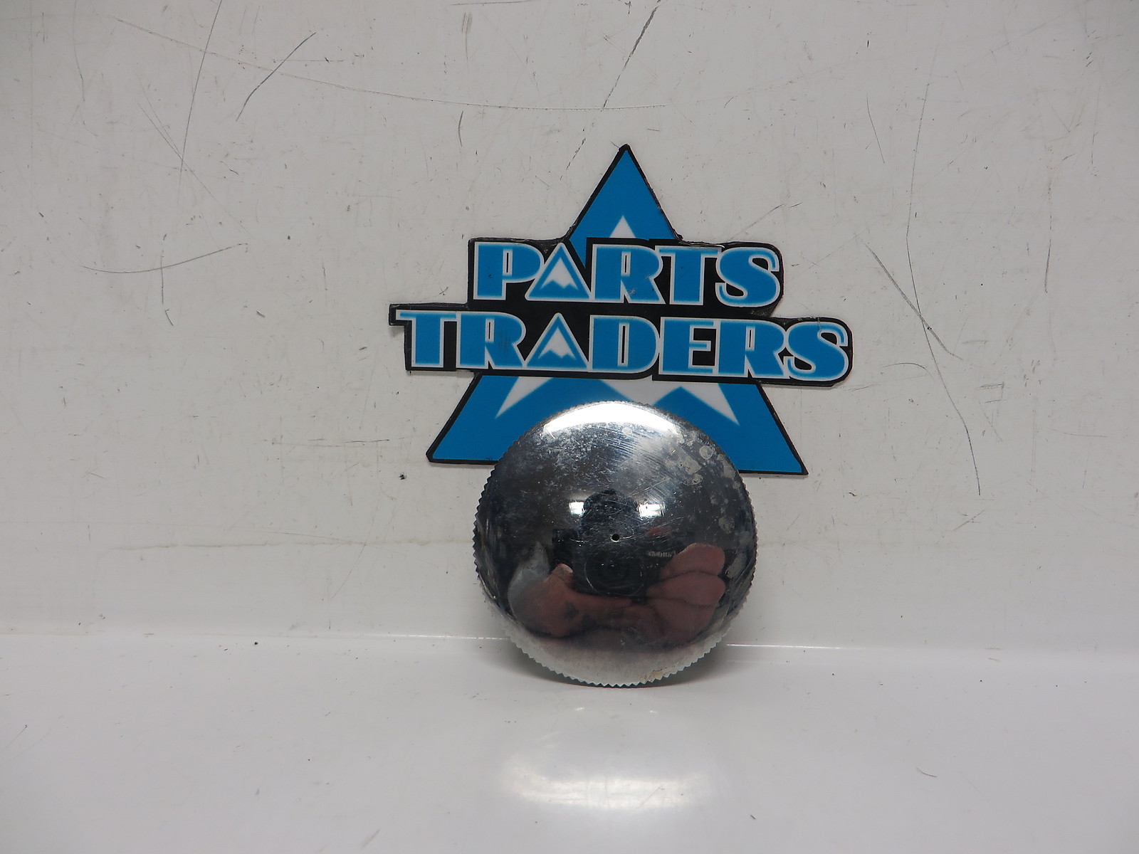 NOS Genuine Triumph 2″ Oil Cap Twist On Chrome Vintage