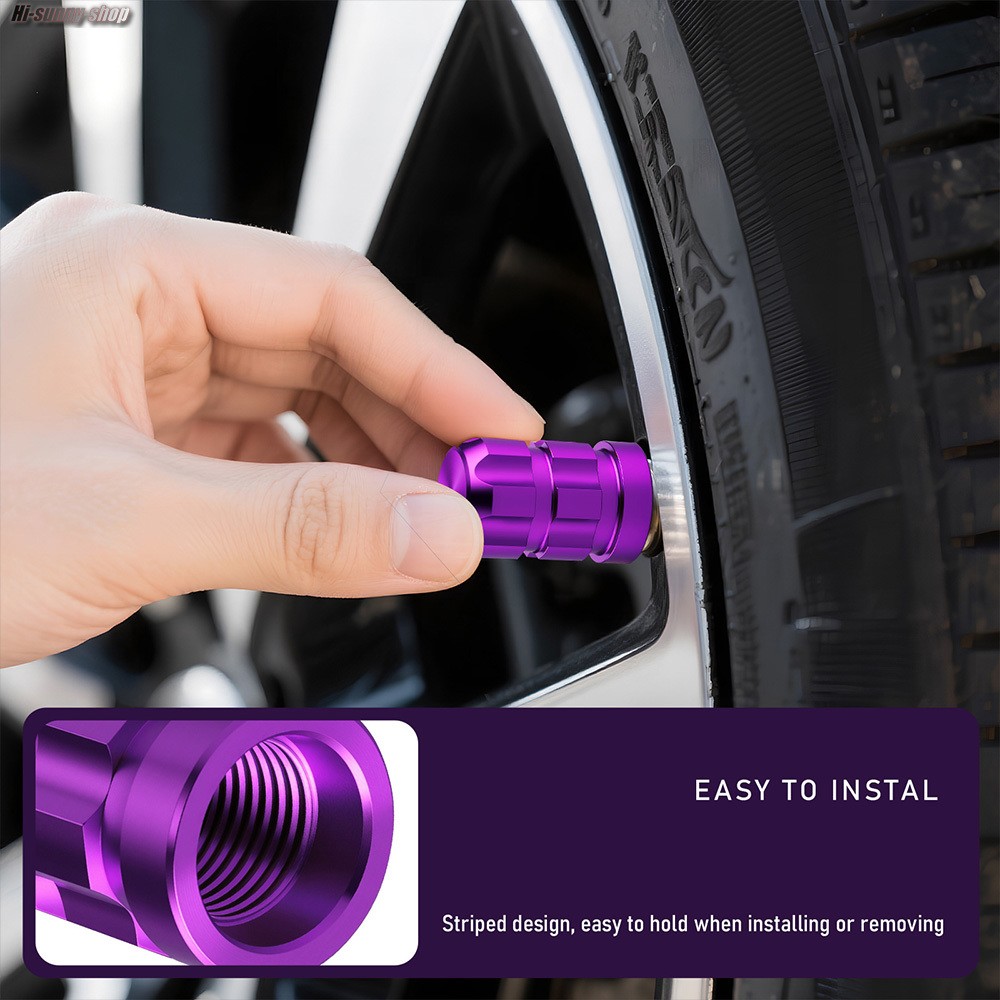 CNC Car Motorcycle Bike Valve Core Cap Tires Gas Nozzle Cover Aerated Mouth Cup