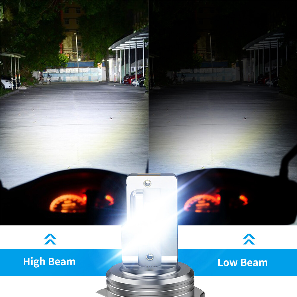 1x H4 HS1 LED Headlight Bulb For Harley XL883N Iron XL883L SuperLow Bright White
