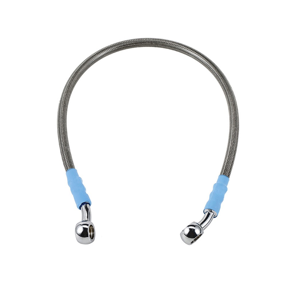 45cm Universal Motor Braided Brake Clutch Oil Hose Stainless Line Banjo Pipe
