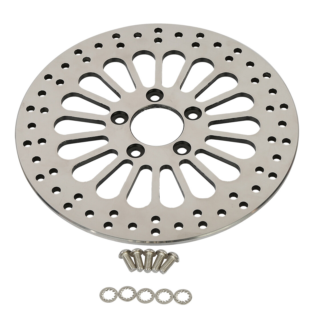 11.8″ Rear Brake Rotor Super Spoke For Harley Touring 2008-2013 High Polished
