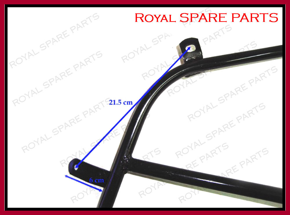 Royal Enfield 350cc Rear Mudguard Carrier LH-RH Black
