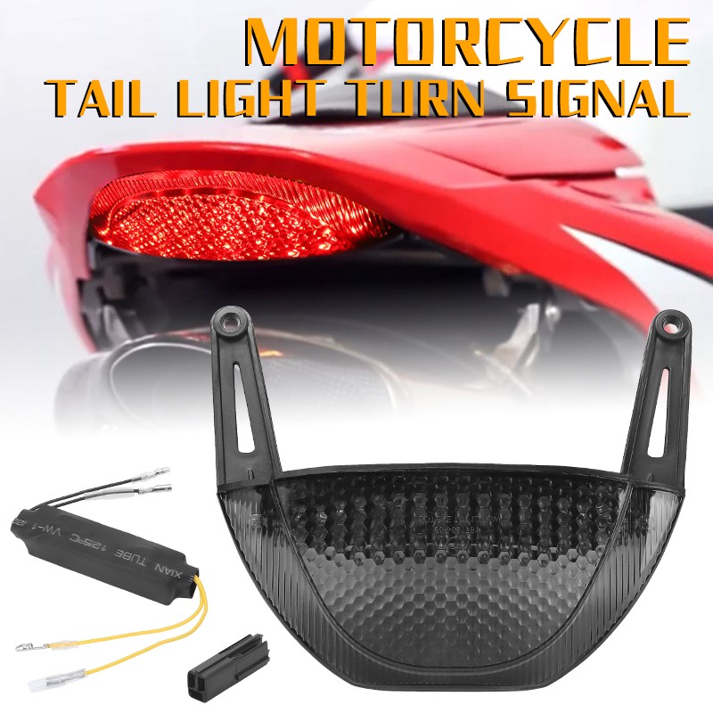 Integrated LED Tail Light Brake Turn Signal For Honda CBR600RR CBR 600RR 2007-12