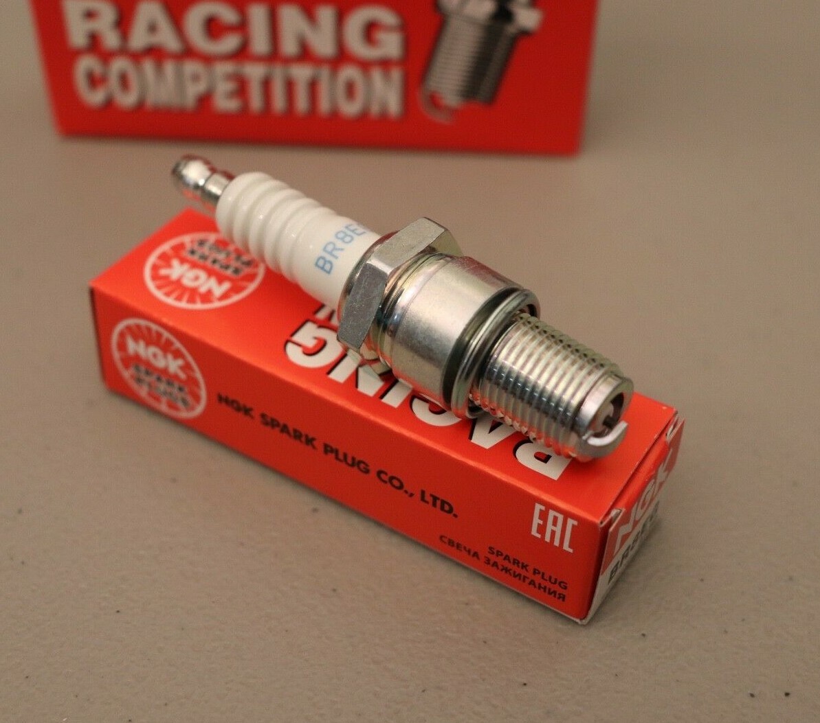 (1) NGK BR8EG # 3130 Spark Plug RM250 YZ250 CR250 RM YZ CR 250 CR500 FAST SHIP