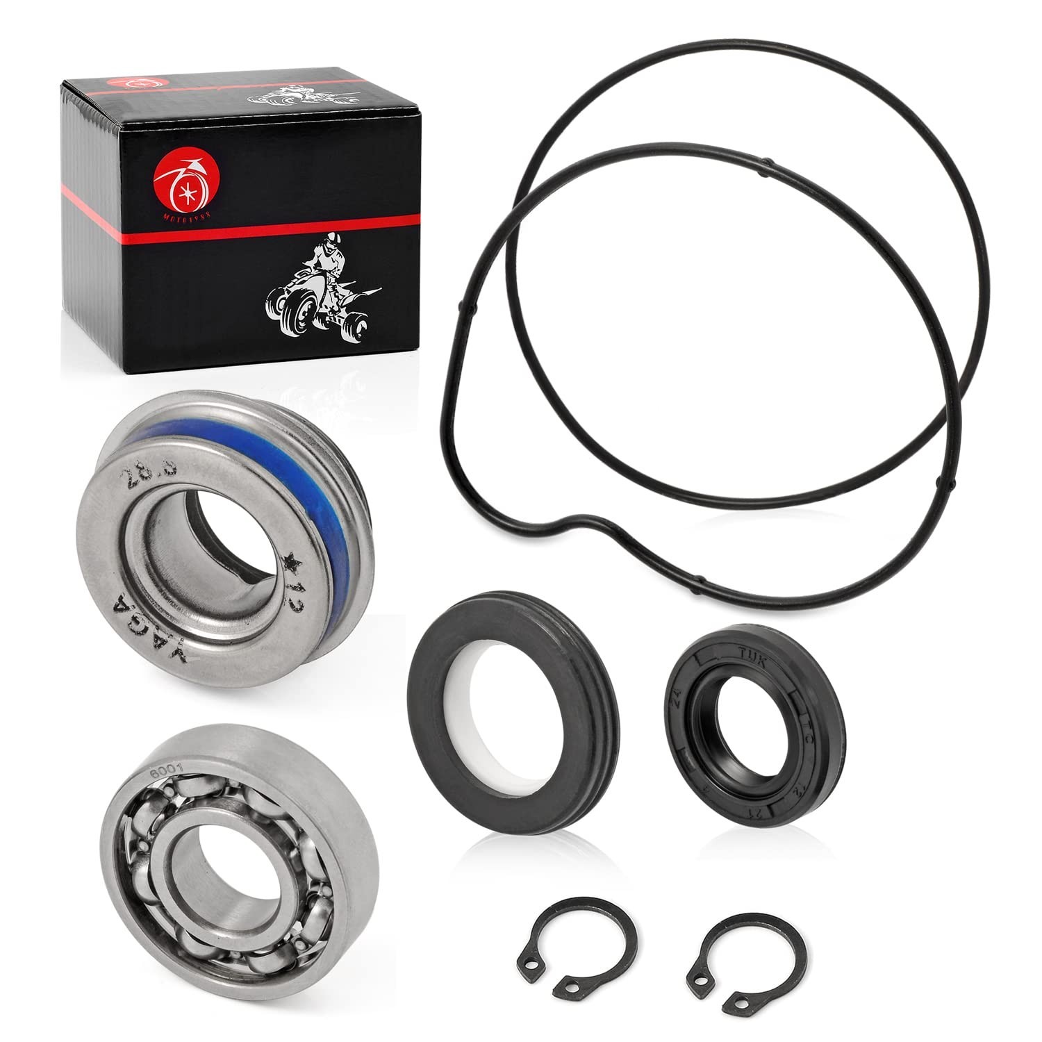 Water Pump Seal Rebuild Kit with Bearing & O-Ring for Yamaha Raptor 660 2001-200