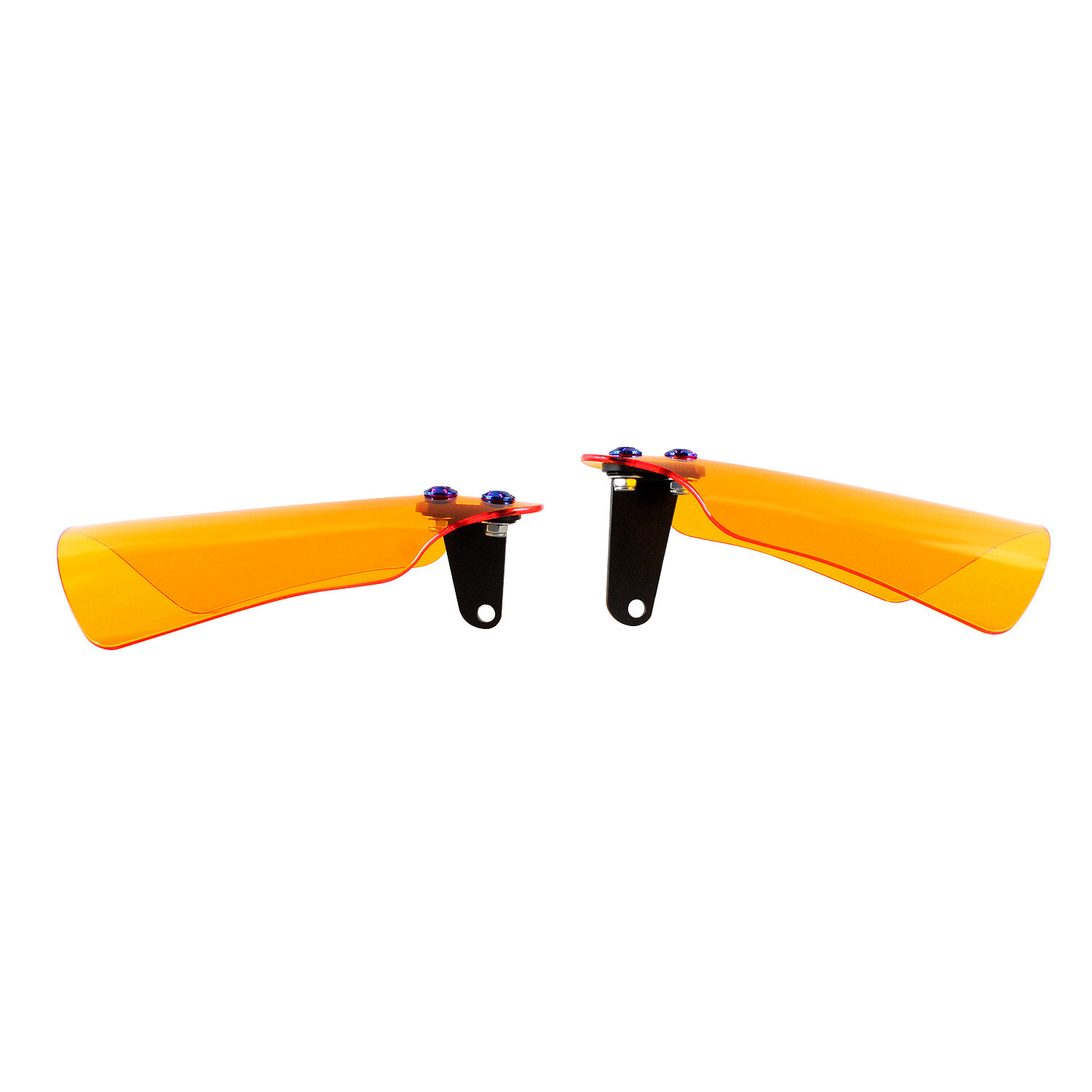 Orange Hand Guard Shield for Harley Touring Road Street Glide Road King FLHT FLH