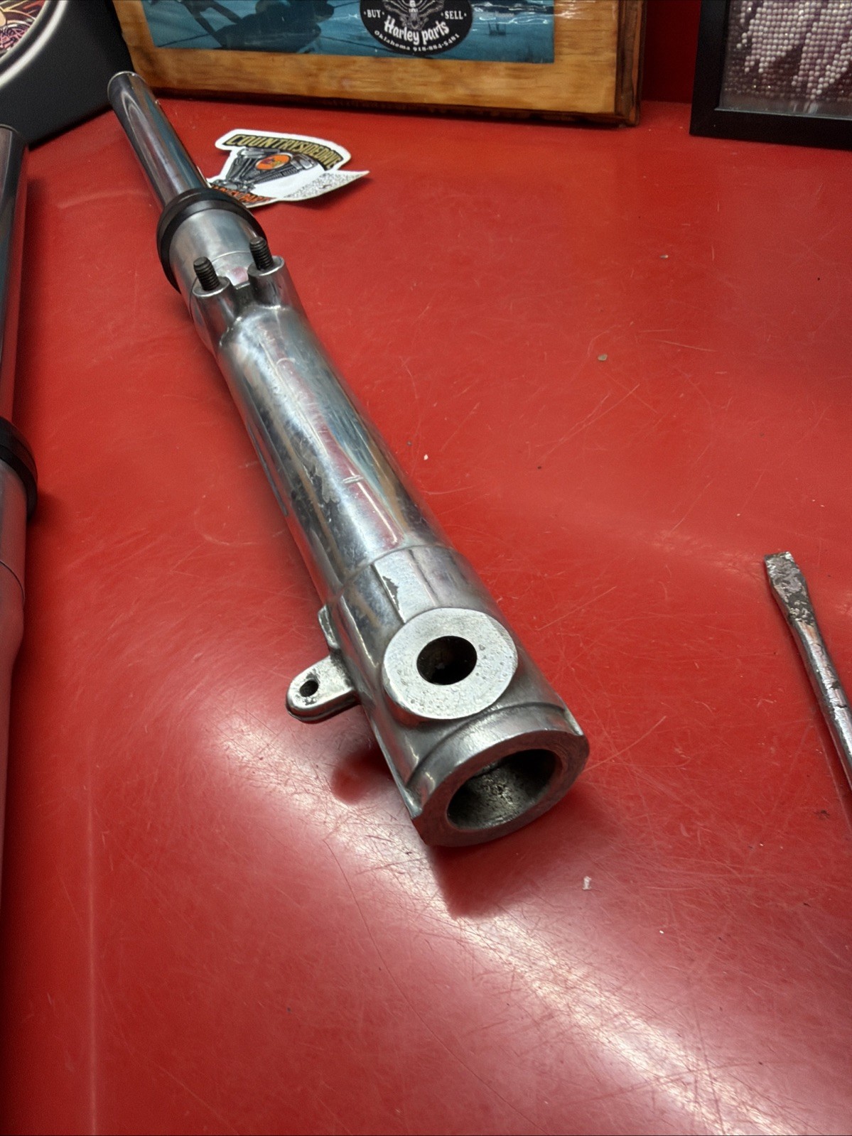 Ducati Front Mazzorachi Ceriani OEM Scrambler Forks Front End Desmo Polished