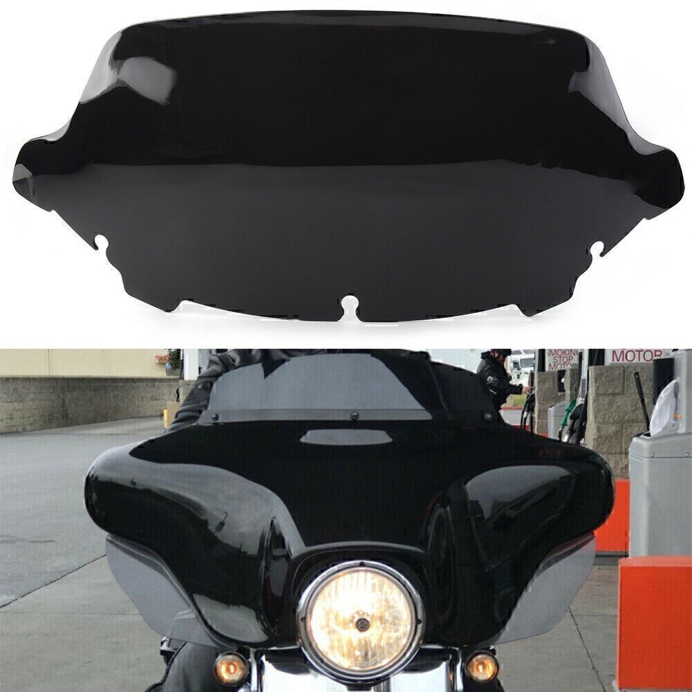 10″ Wave Windshield For Harley Touring Street Electra Tri Glide 2014 – 2021