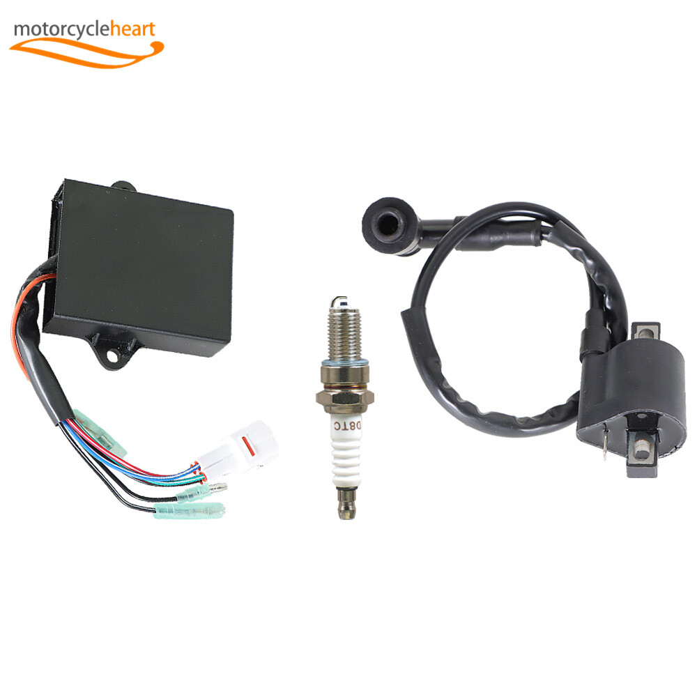 For Yamaha Badger Grizzly Raptor YFM 80 Ignition Coil CDI Spark Plug