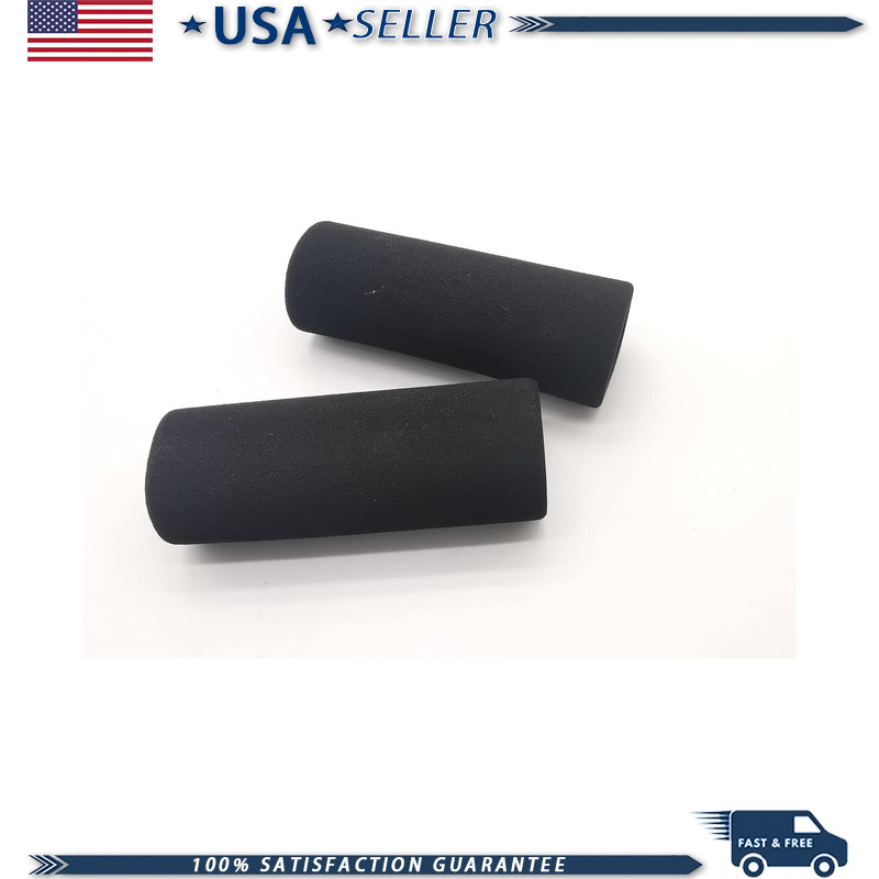 2PC Slip-on Foam Handlebar Grip Covers, Universal Anti-Vibration Motorcycle