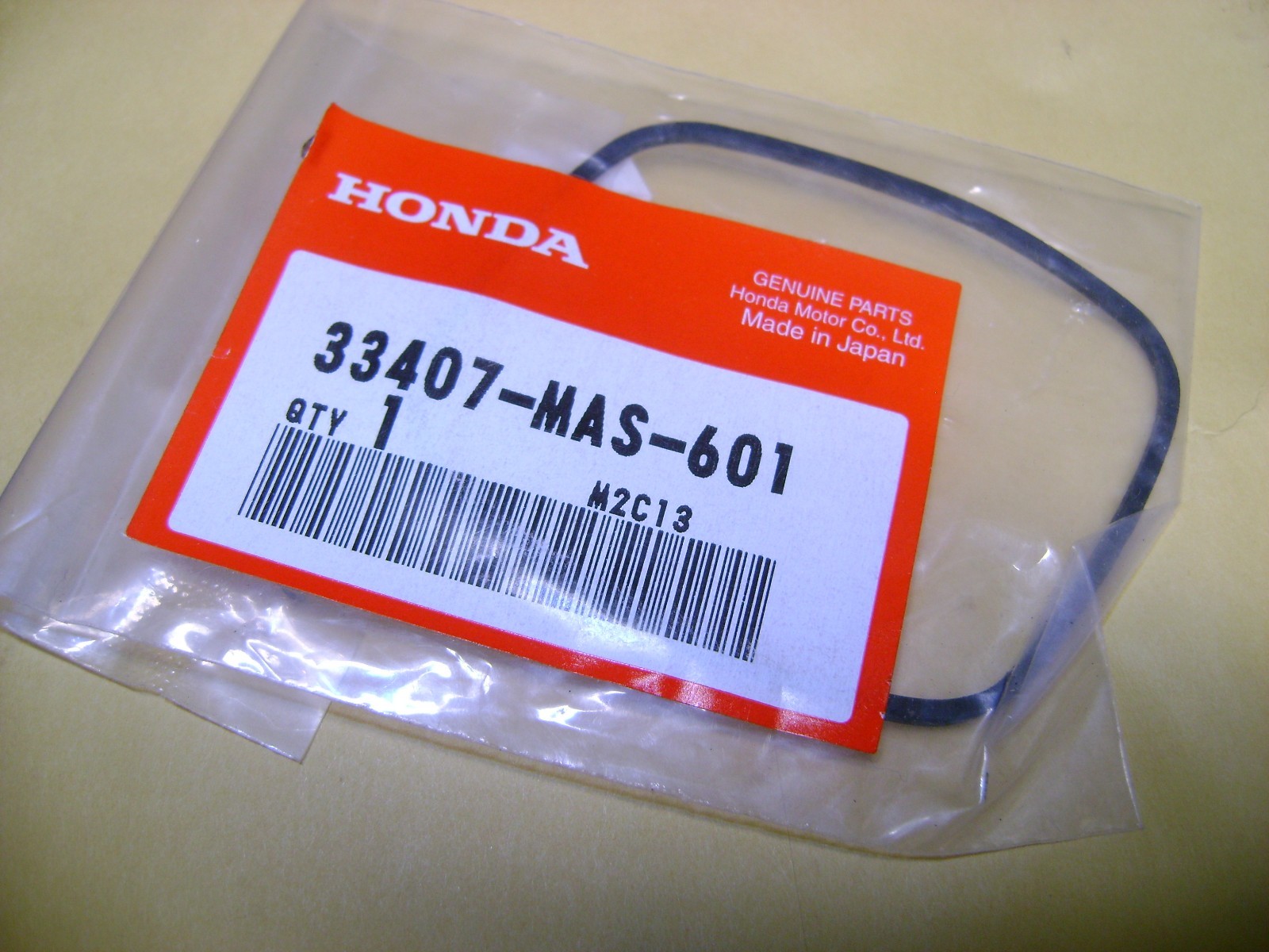 HONDA NOS OEM FRONT REAR LEFT RIGHT TURN SIGNAL BLINKER GASKET 33407-MAS-601