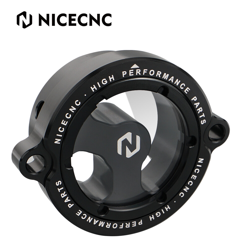 NiceCNC For Kawasaki KLR650 87-2024 Transparent Engine Oil Filter Cover Aluminum