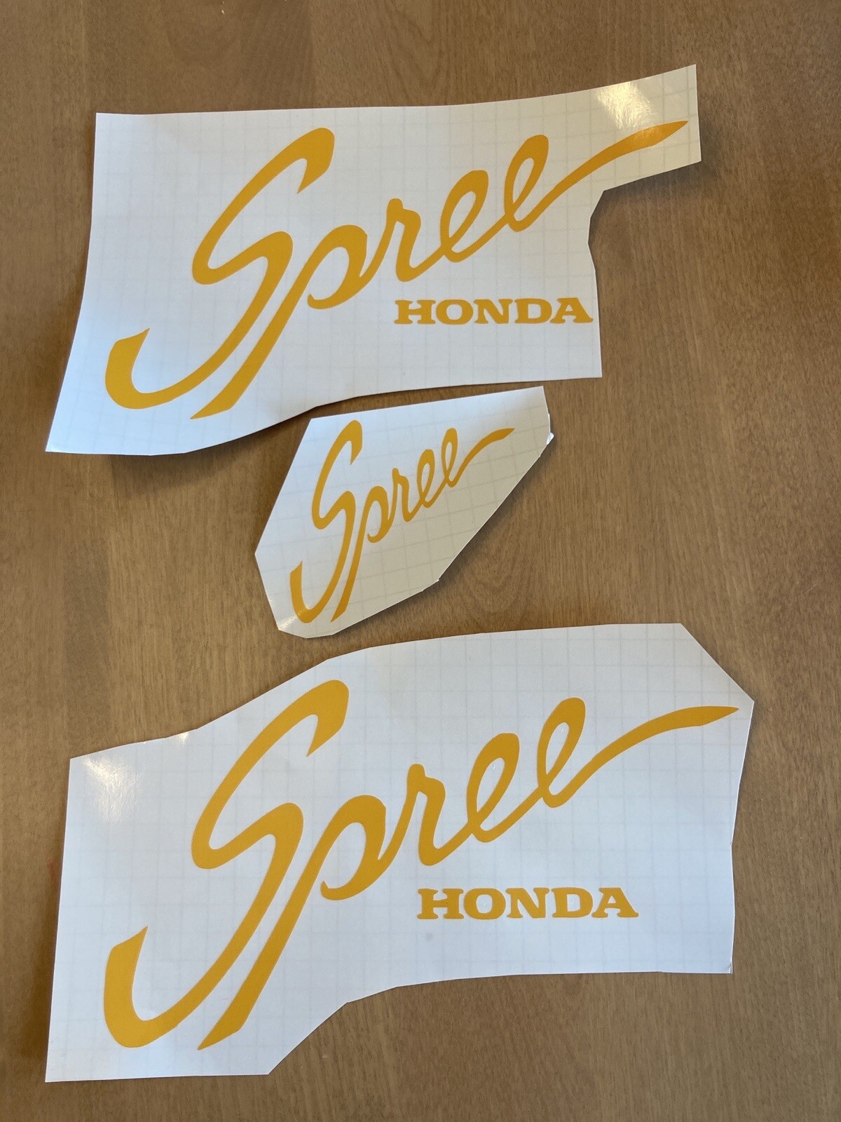 Honda Spree Decals ALL YEARS / Emblem Repro Sets – 1984, 1985, 1986, and 1987.