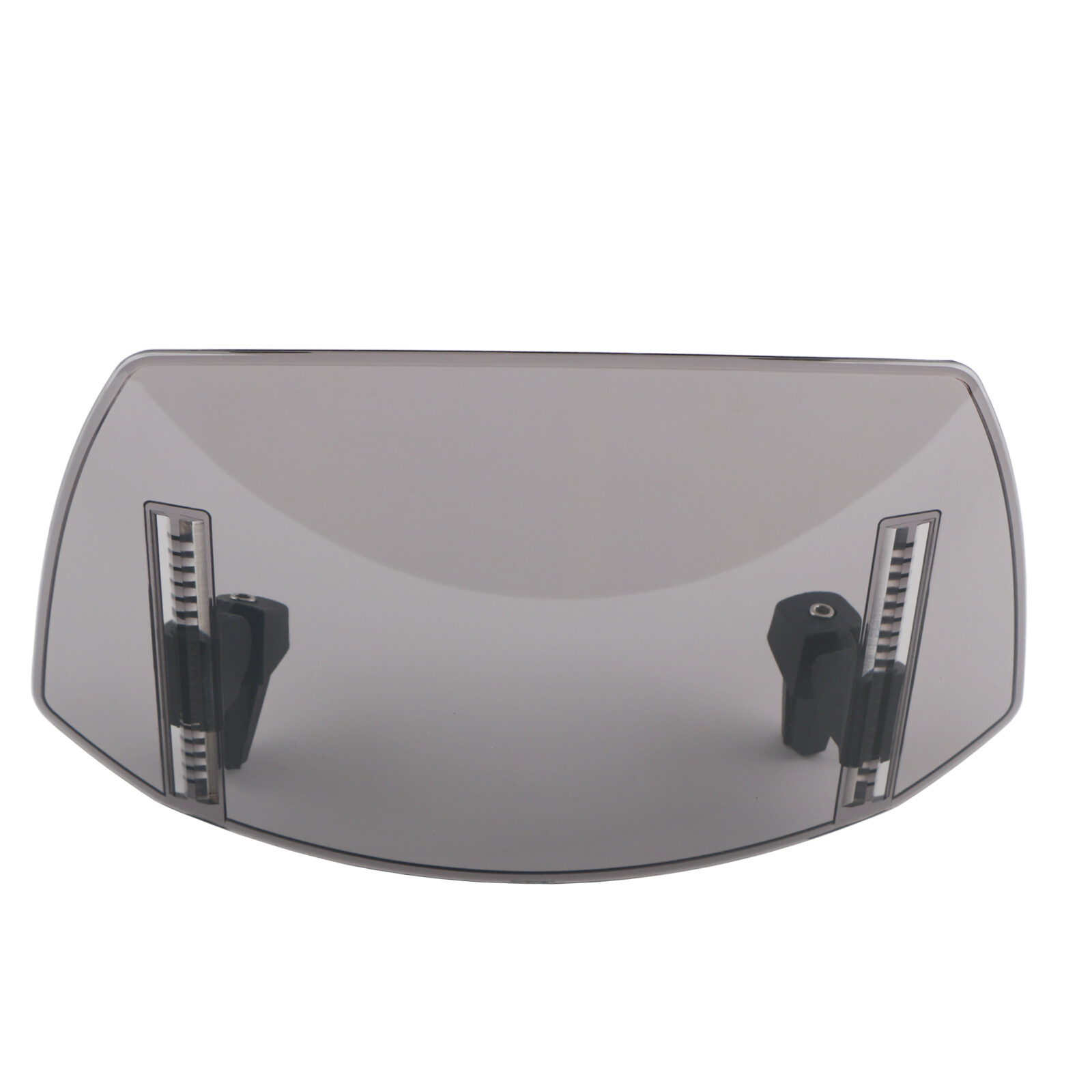 Motorcycle Clip On Windshield Wind Screen Deflector Extension Spoiler Smoked