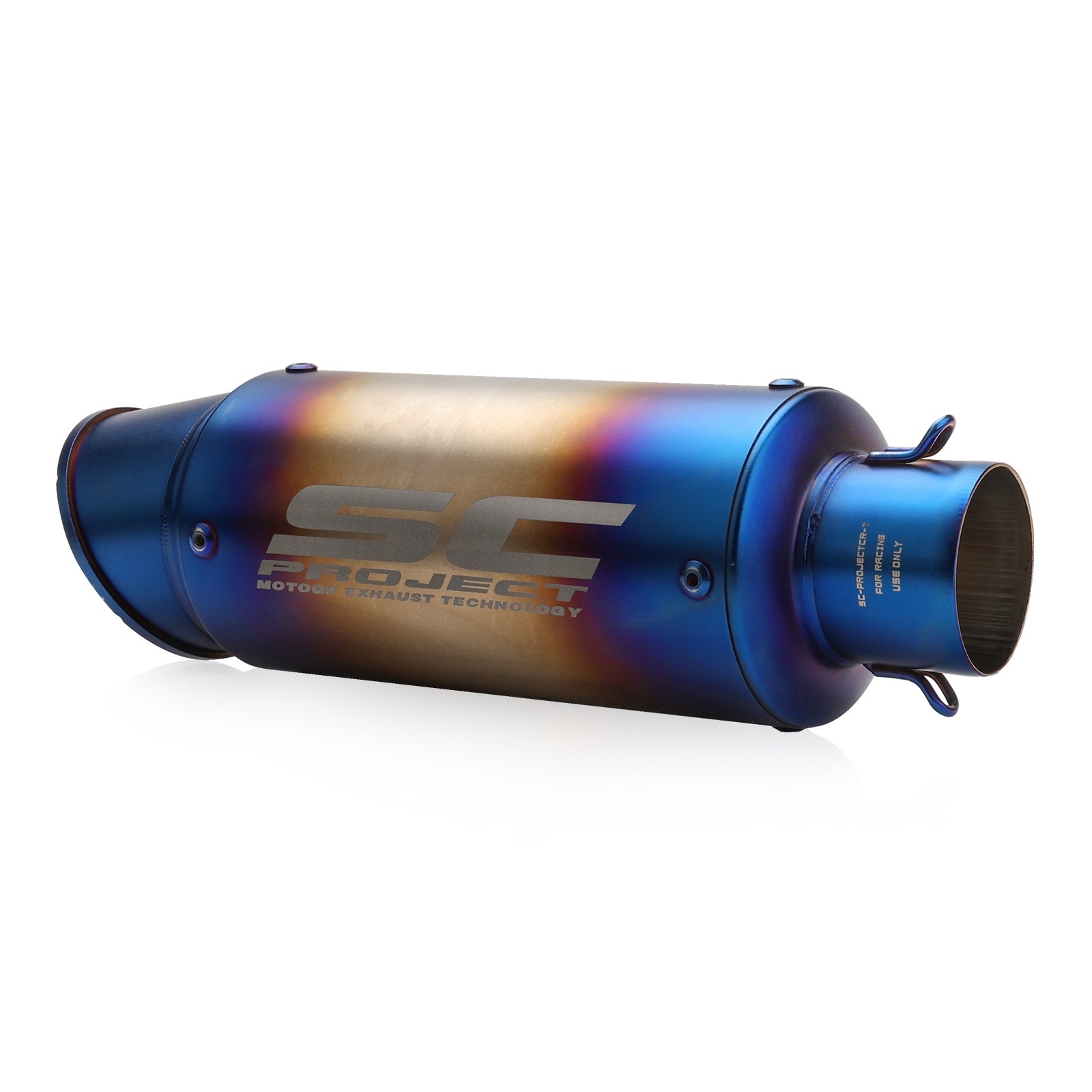 Slip On Exhaust Muffler Pipe Tail Tips For 38-51mm 2″ Universal Motorcycle ATV