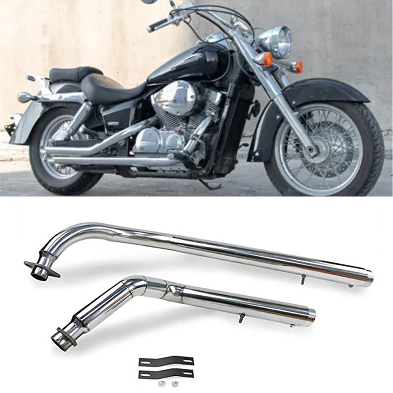 for Honda VT750 Shadow Spirit ACE Aero VT400 Complete Exhaust Pipe & Silencer