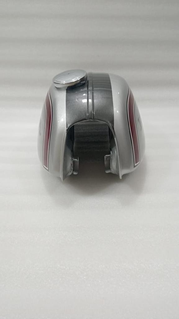 Honda SL125 SL100 K1 1973 to 1975 Model Silver & Grey Painted Steel Petrol Tank