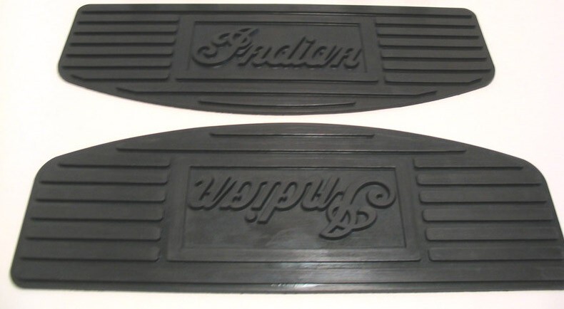 Indian Motorcycle 99-03 Chiefs, 02-03 Spirits, Floorboard Rubber Pads Set 46-001