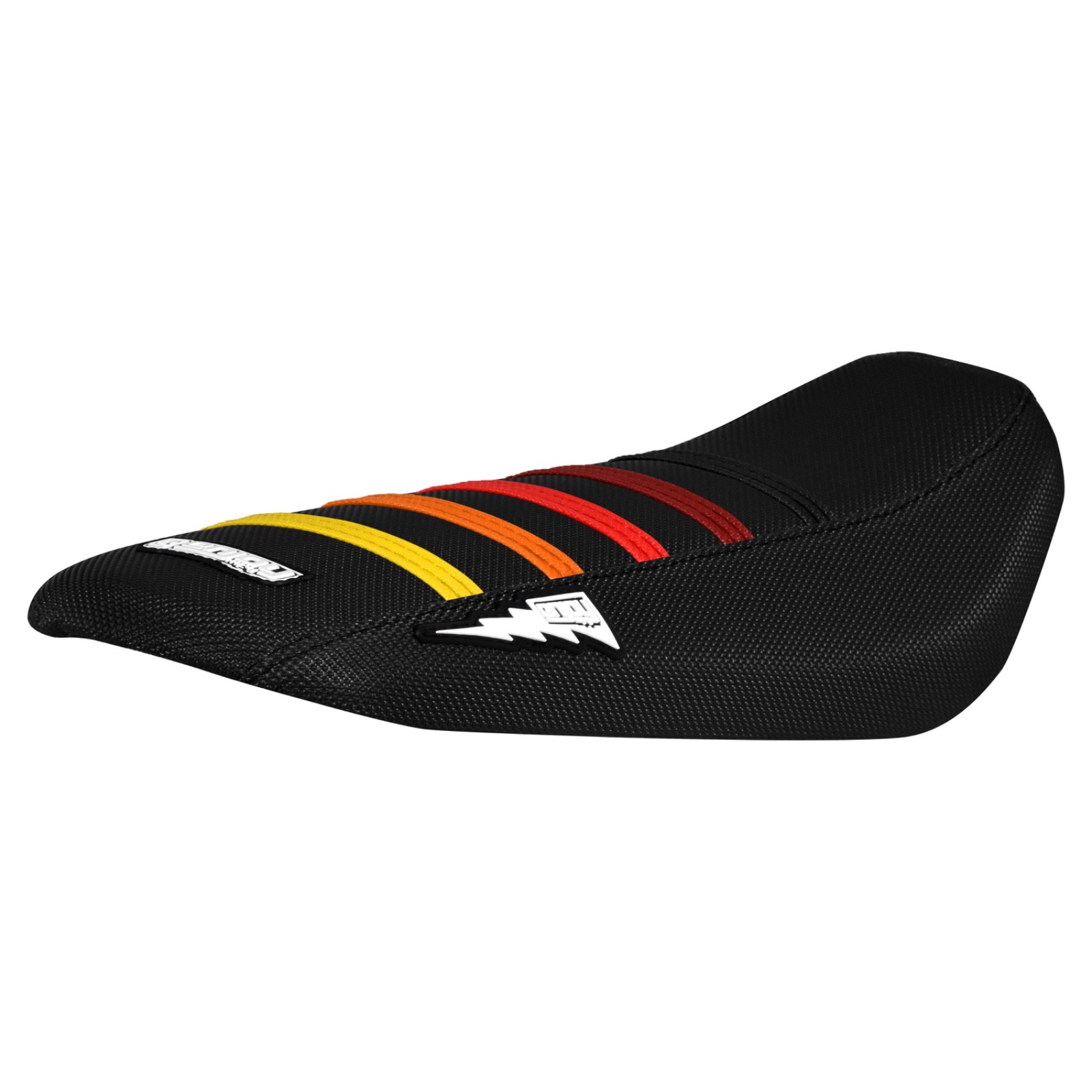 E Ride Pro S-SS E Bike seat cover all BLACK w/ Multi-color ribs #433