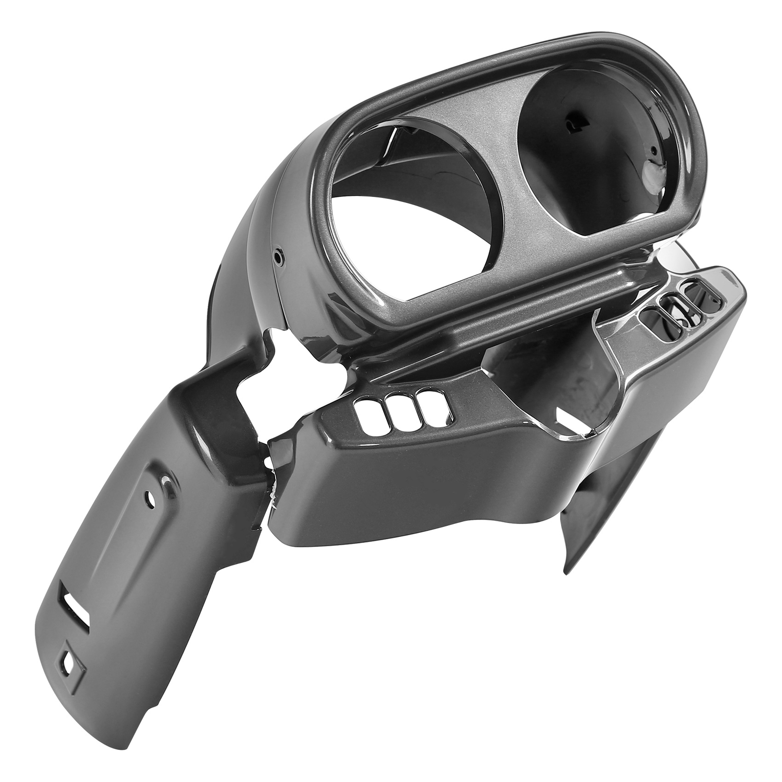 ABS Instrument Housing Fit For Harley Road Glide FLTR 2015-2023 Industrial Gray