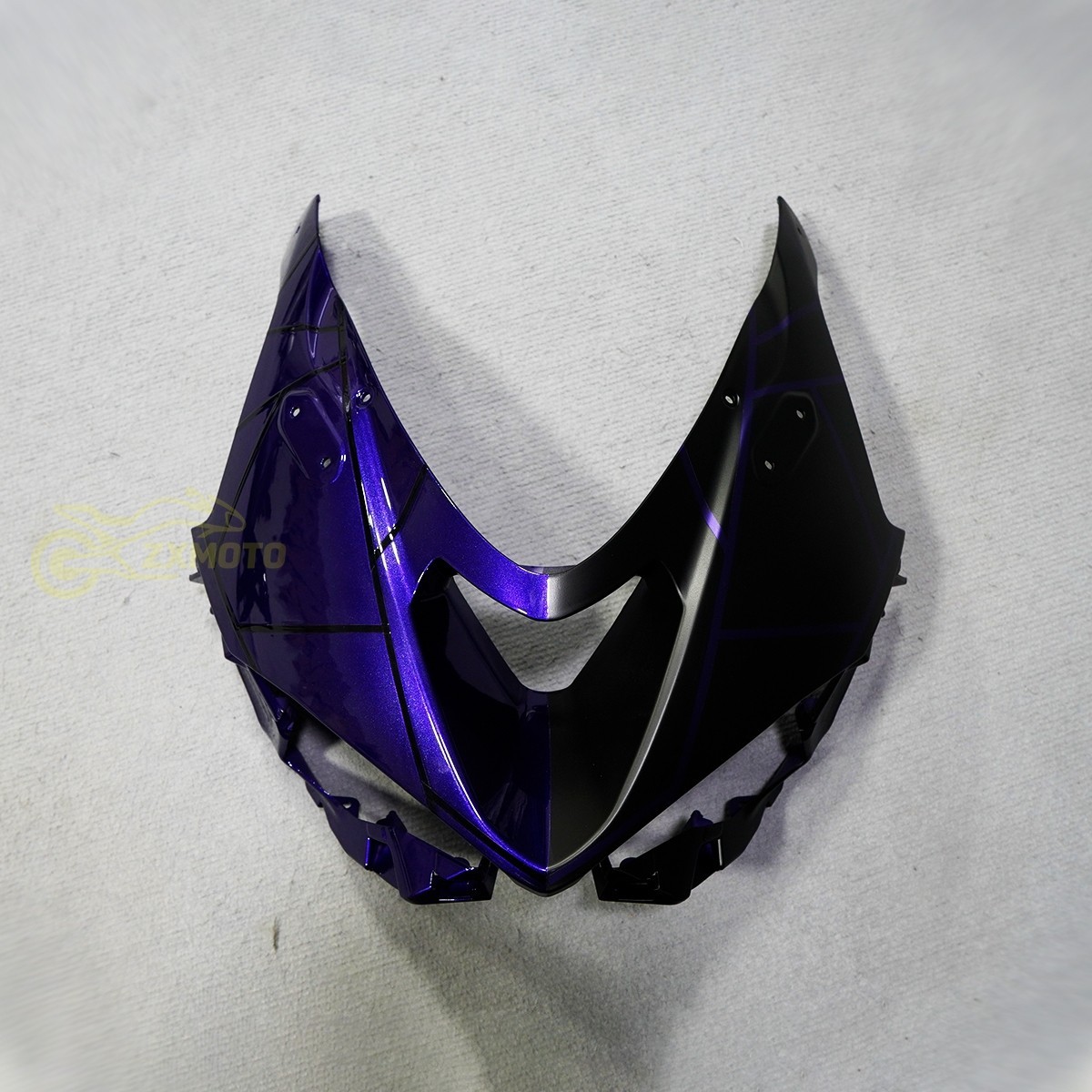 Glossy Purple Black Fairing Kit +Tank For Kawasaki Ninja ZX6R 2024 2025 636 ABS
