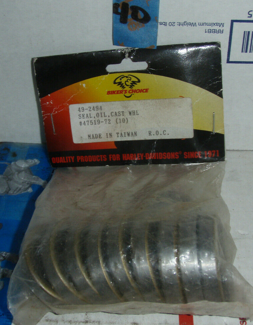 Bikers Choice 49-2494 Wheel bearing seal dual flange set of 2 OEM 47519-72 40