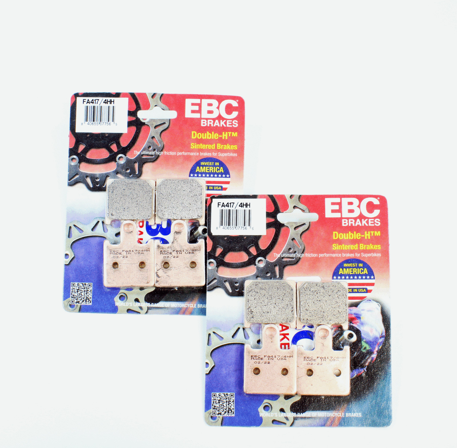 EBC HH Sintered Brake Pad Set for 2006-2015 Kawasaki NINJA ZX14R Front