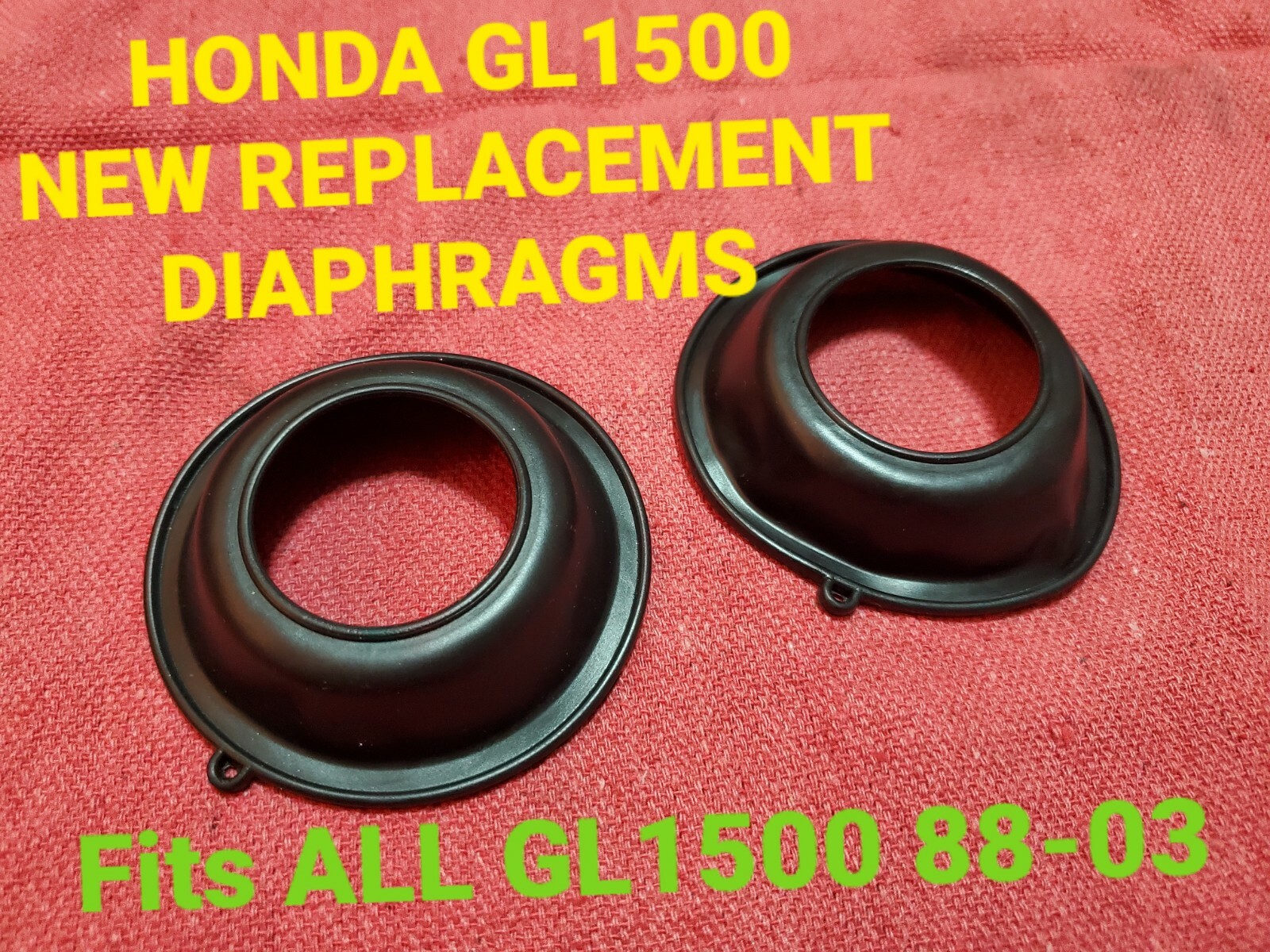 All years Honda Goldwing 1500 GL1500 NEW slide Diaphragms- Guaranteed Fit-2 pack