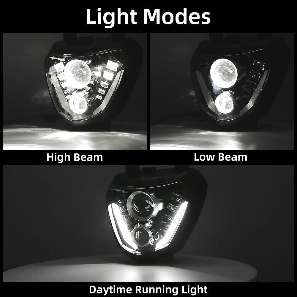 For 2014 2015 2016 2017 Yamaha MT07 FZ07 MT-07 FZ-07 LED Headlight DRL Assembly