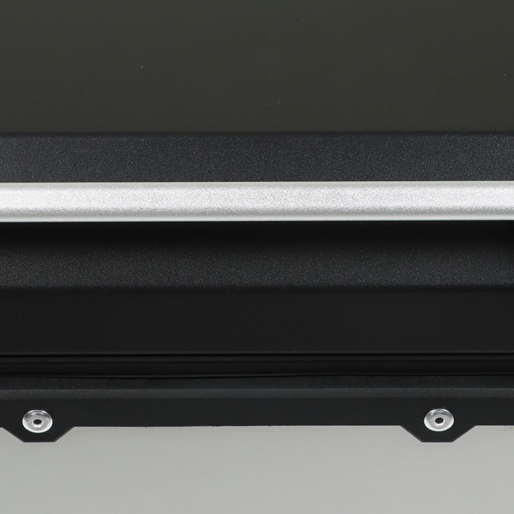 Motorcycle Silver Trunk Rear Tour Tail Box Luggage Aluminum Top Case Storage 45L