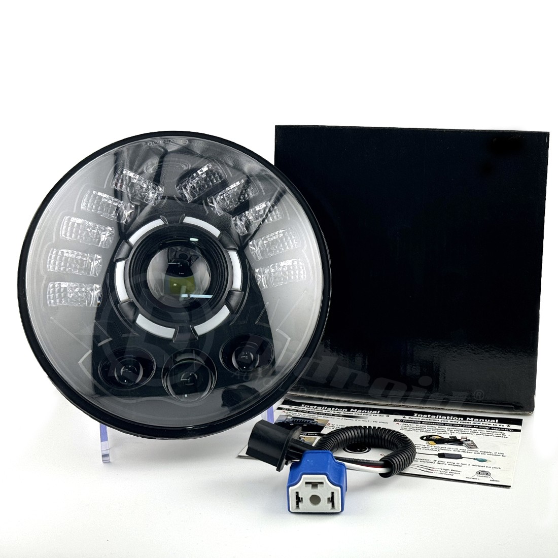 7″ inch 150W LED Headlight DRL Projector for Harley Davidson Street Glide FLHX