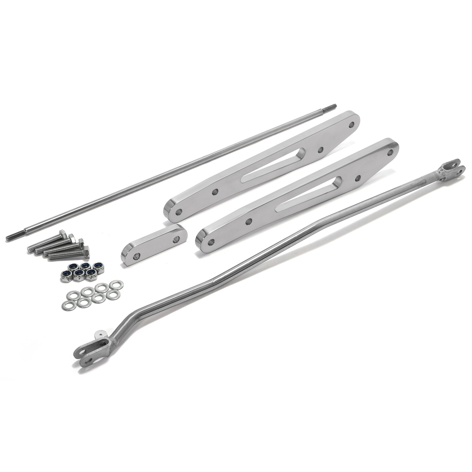 Polished Silver 8″ Forward Control Extensions for HONDA VT750C Shadow ACE 750