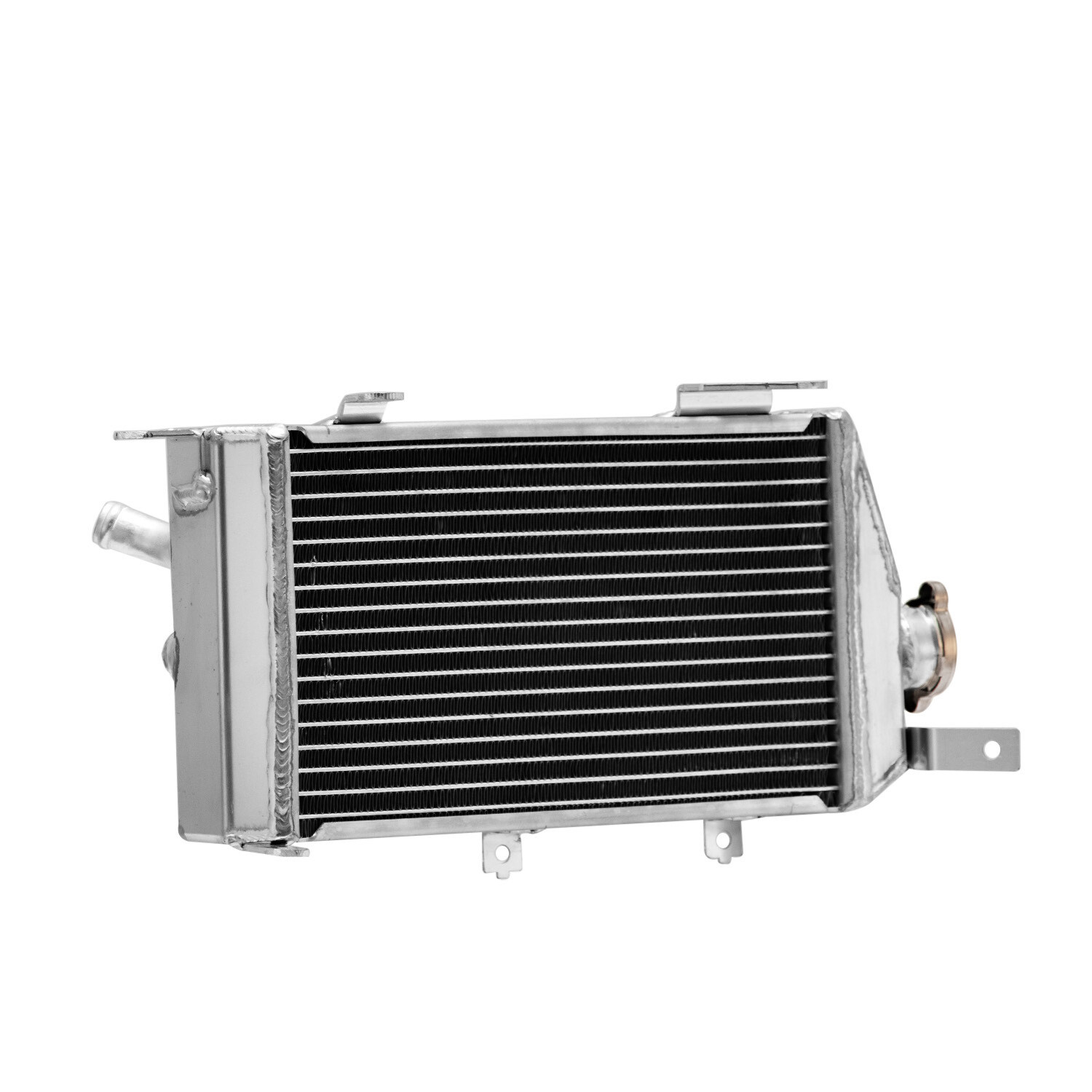 2 Row Aluminum Radiator For 2008-2013 KAWASAKI KLR650 KLR 650 2010 2011 2012