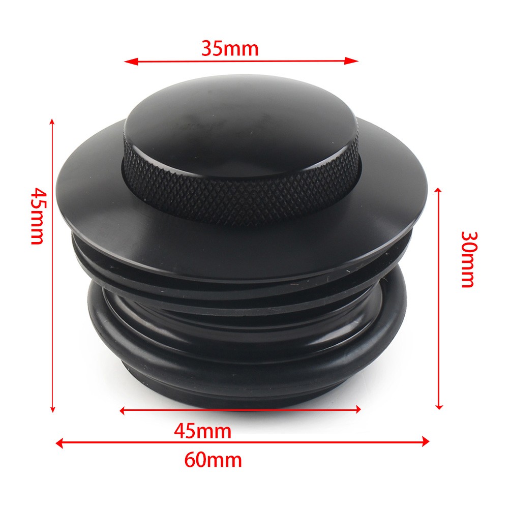Motorcycle Left Hand Thread Fuel Tank Gas Cap Cover FIT For Harley 1982-2017