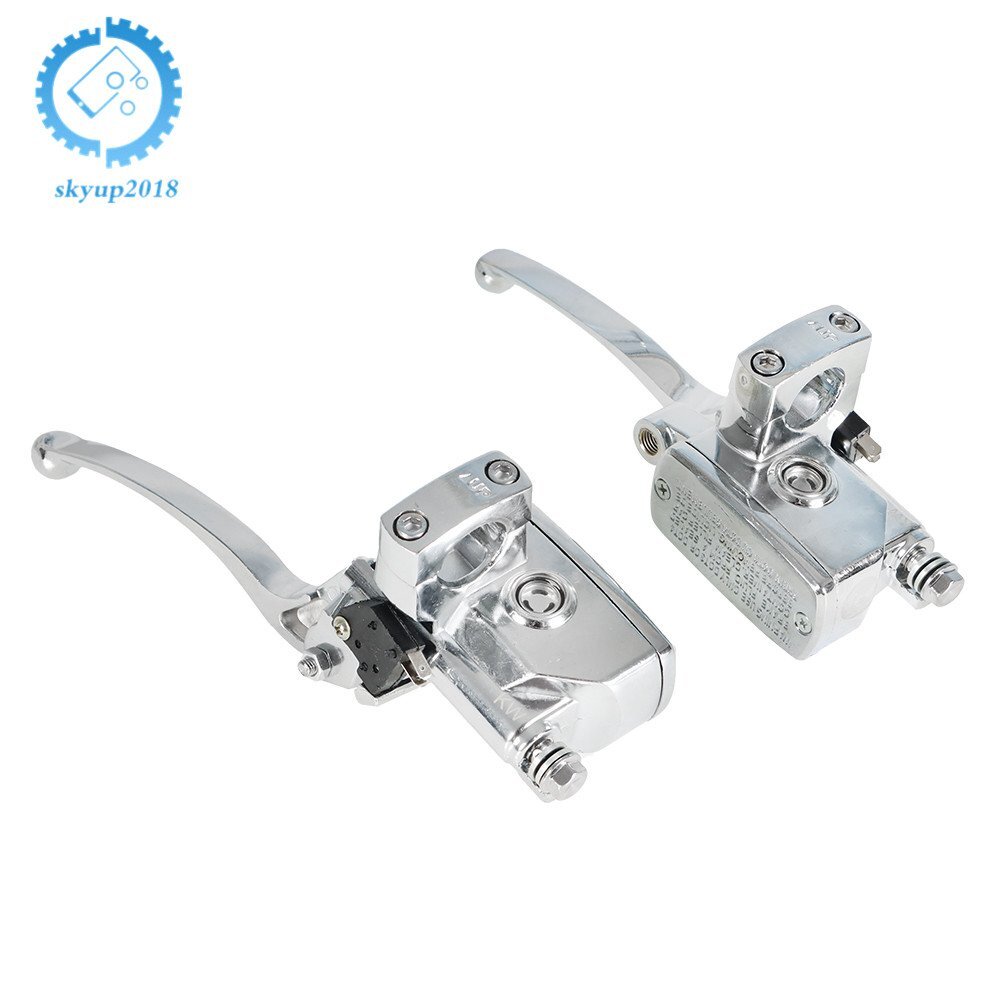 1″ 25mm Handlebar Brake Clutch Master Cylinder Reservoir Levers L&R For Honda