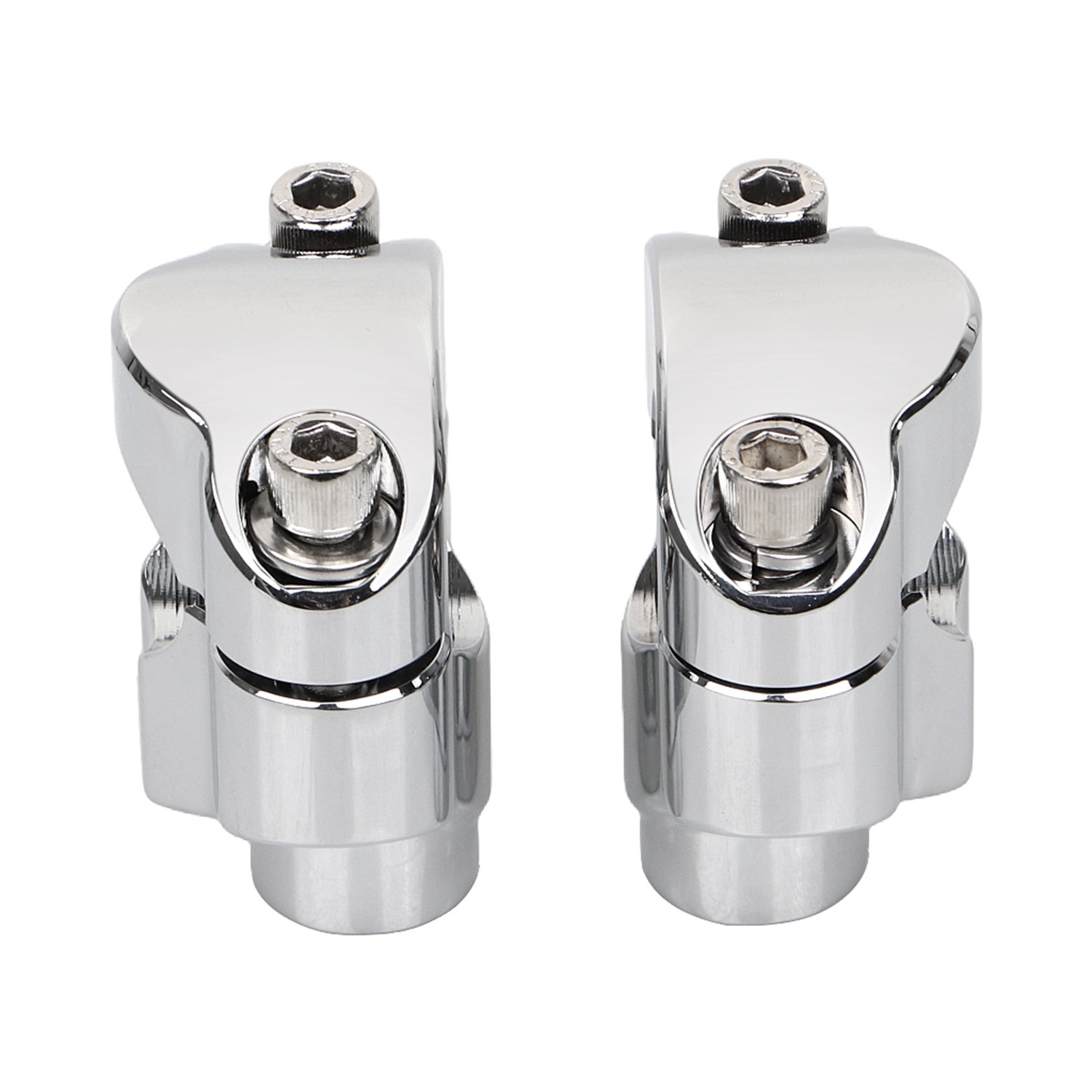 1.65″ Tall Handlebar Risers Clamp For Harley 1″ Bar Night Train Softail Fat Boy