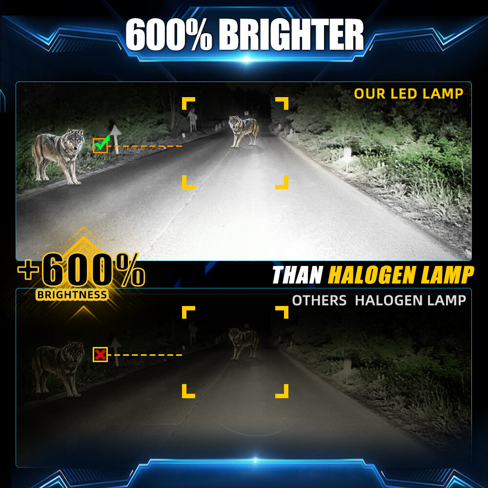 Pair 3” 200W LED Work Lights Driving Fog Pods Offroad Trucks Motorcycle ATV 4WD