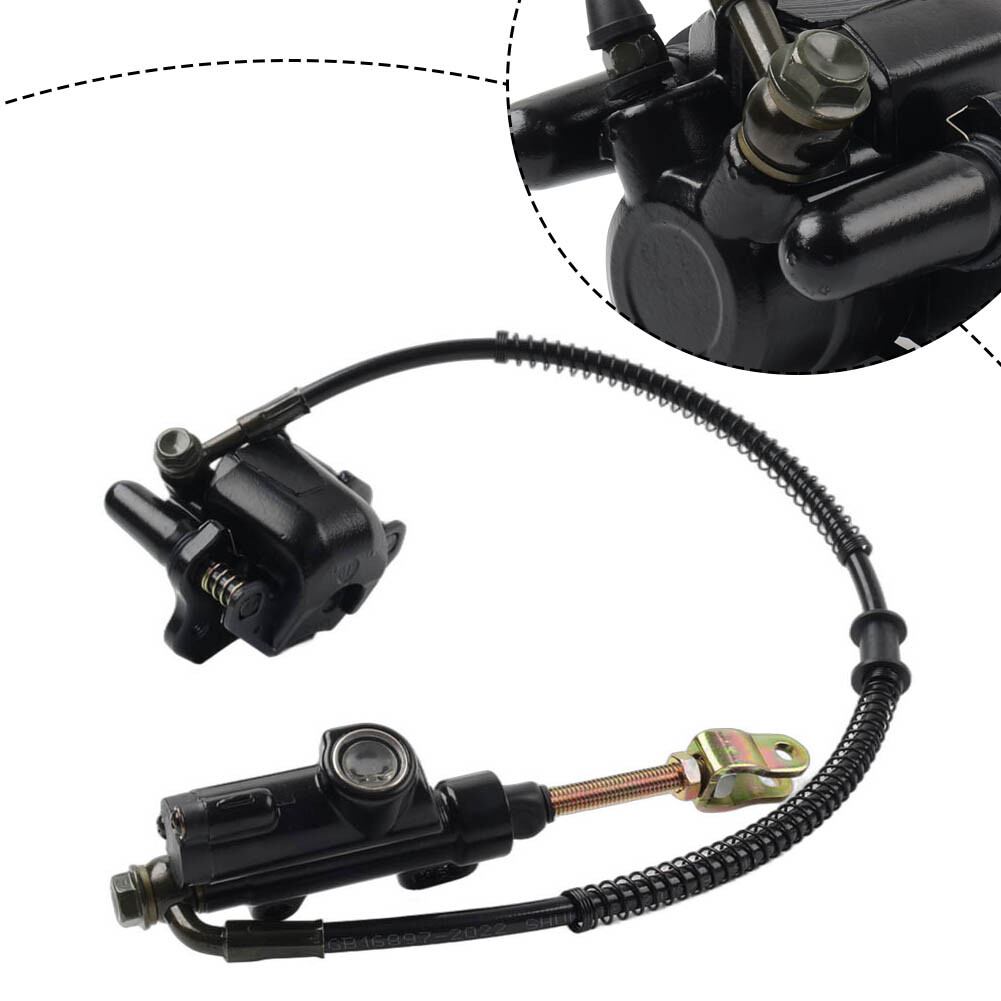 Hydraulic Rear Disc Brake Caliper + Master Cylinder Brake System Kit Motorcycle