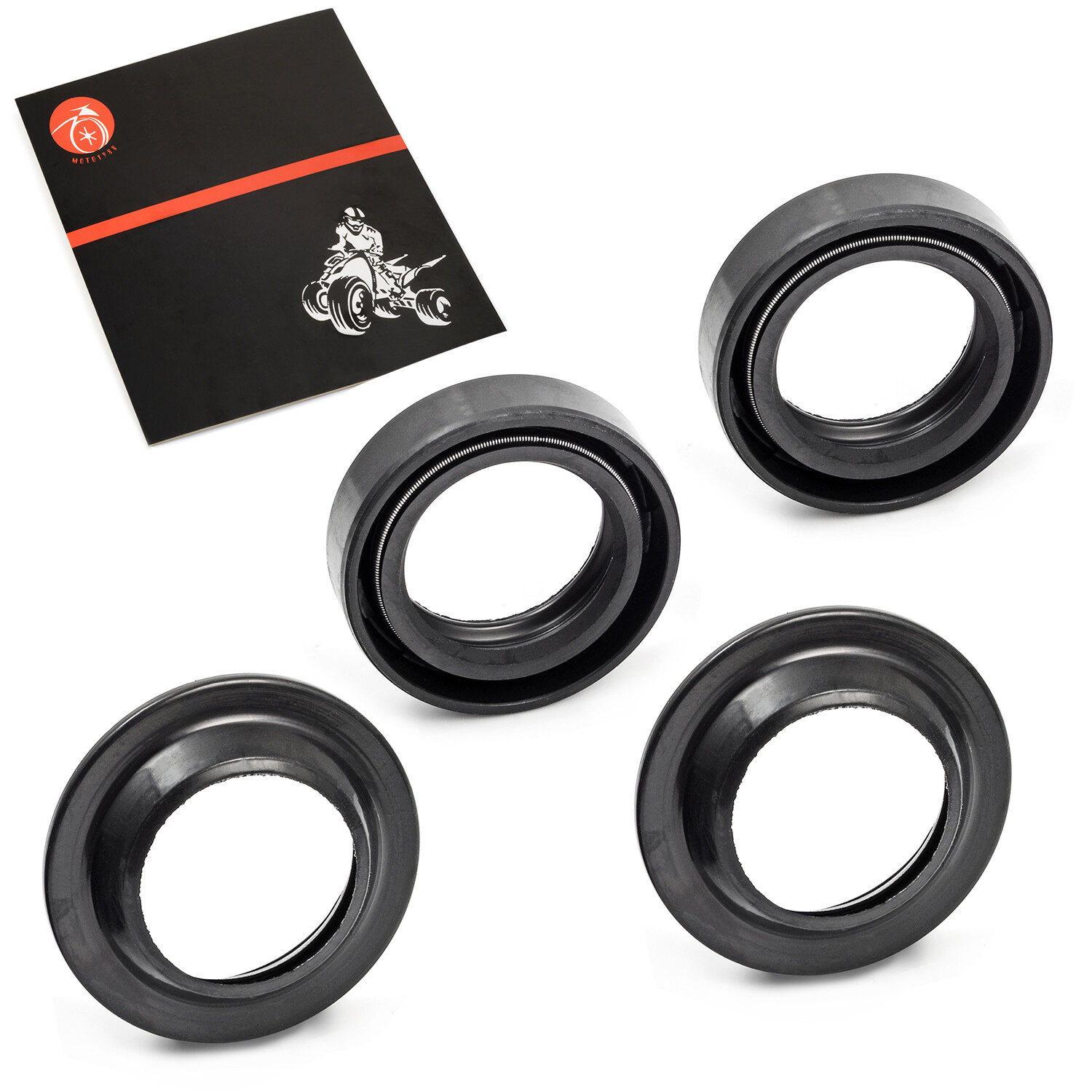 For HONDA XR70R 1997-2003 / XR80R XR100R 1985-2003 Fork Oil & Dust Seal Kit Set