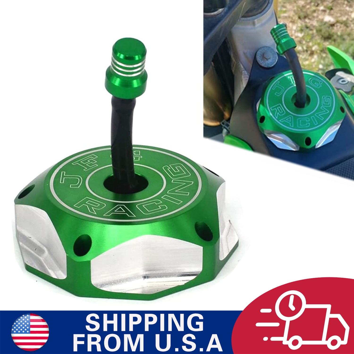 Gas Cap Fuel Tank Cap Fit for KLX110 KLX110L 2010-2025 KLX140 KLX140L 2008-2025