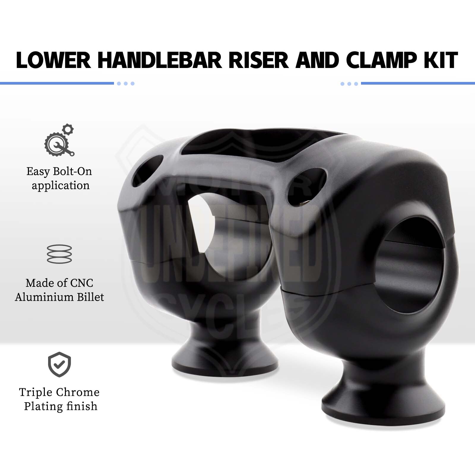 1.25″ 32mm Riser Handlebar Top Clamp For Harley Softail Street Bob 114 FXDR
