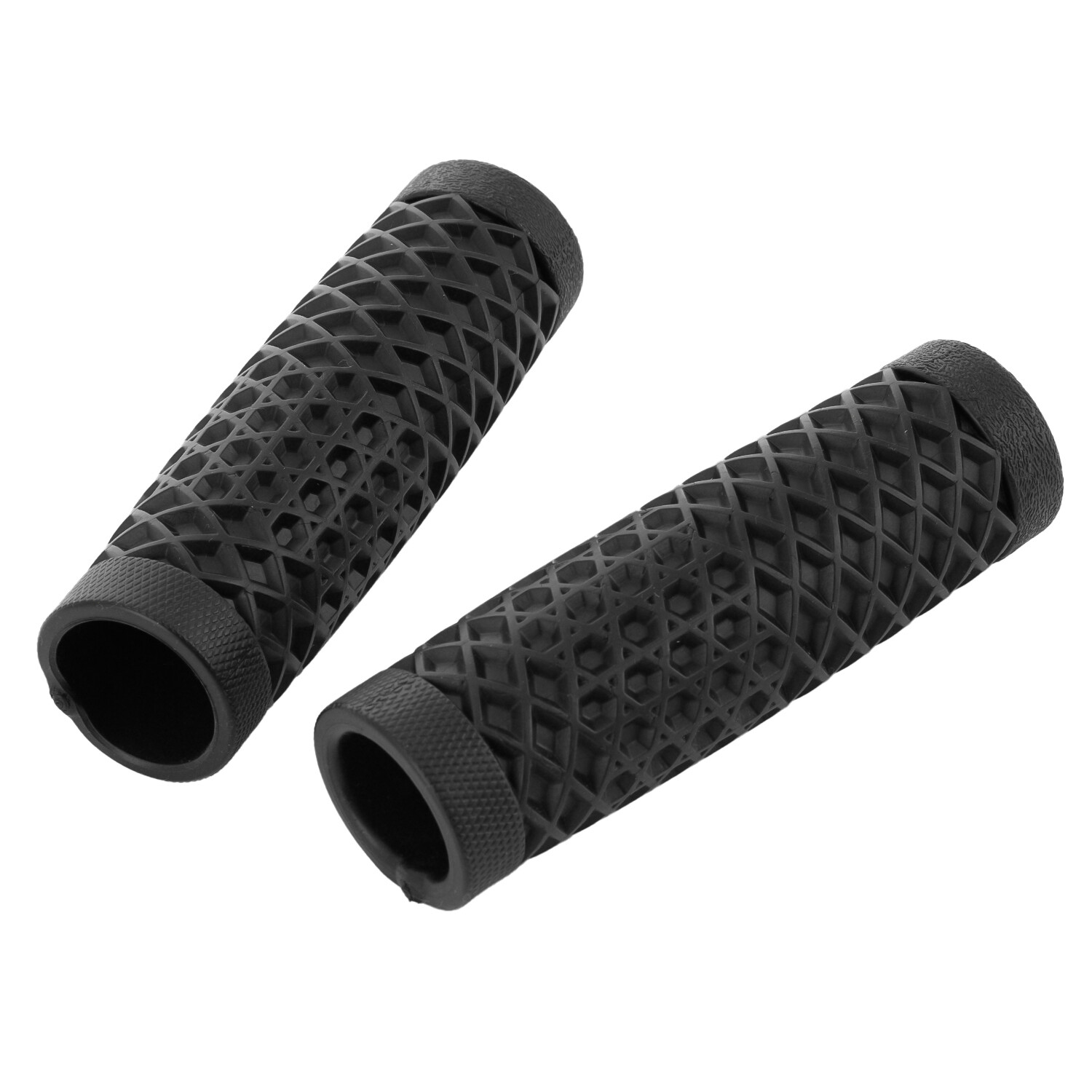 NEW 1″ 25mm Motorcycle Handlebar Rubber Hand Grips For Harley Bobber Chopper