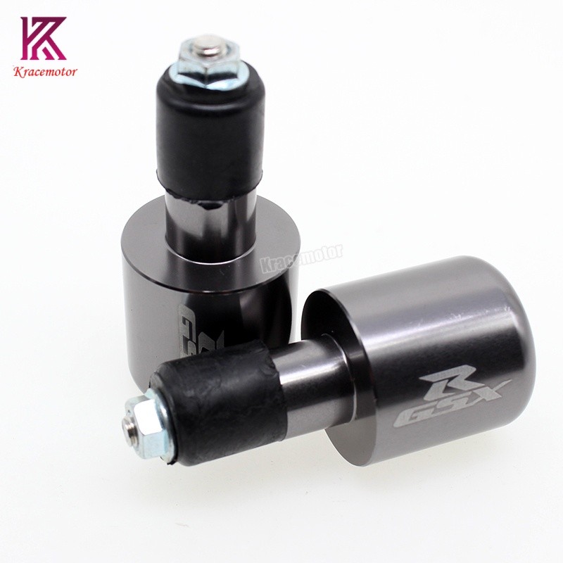 CNC 7/8” Handlebar Bar Ends Slider Cap Plugs GSX1300BK GSXR1000 GSXR750 GSXR600