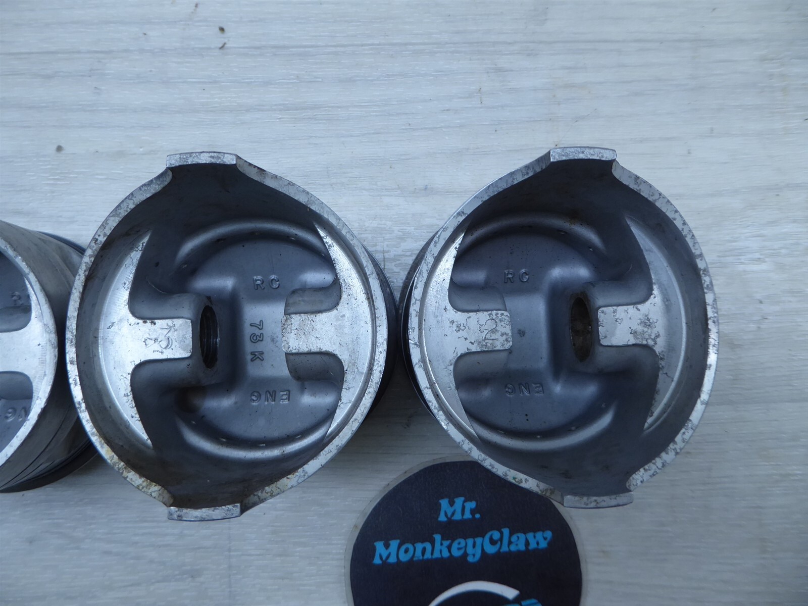 Kawasaki KZ1000 Z1R PL1266-10. engine cylinder jug RC Engineering 73mm pistons