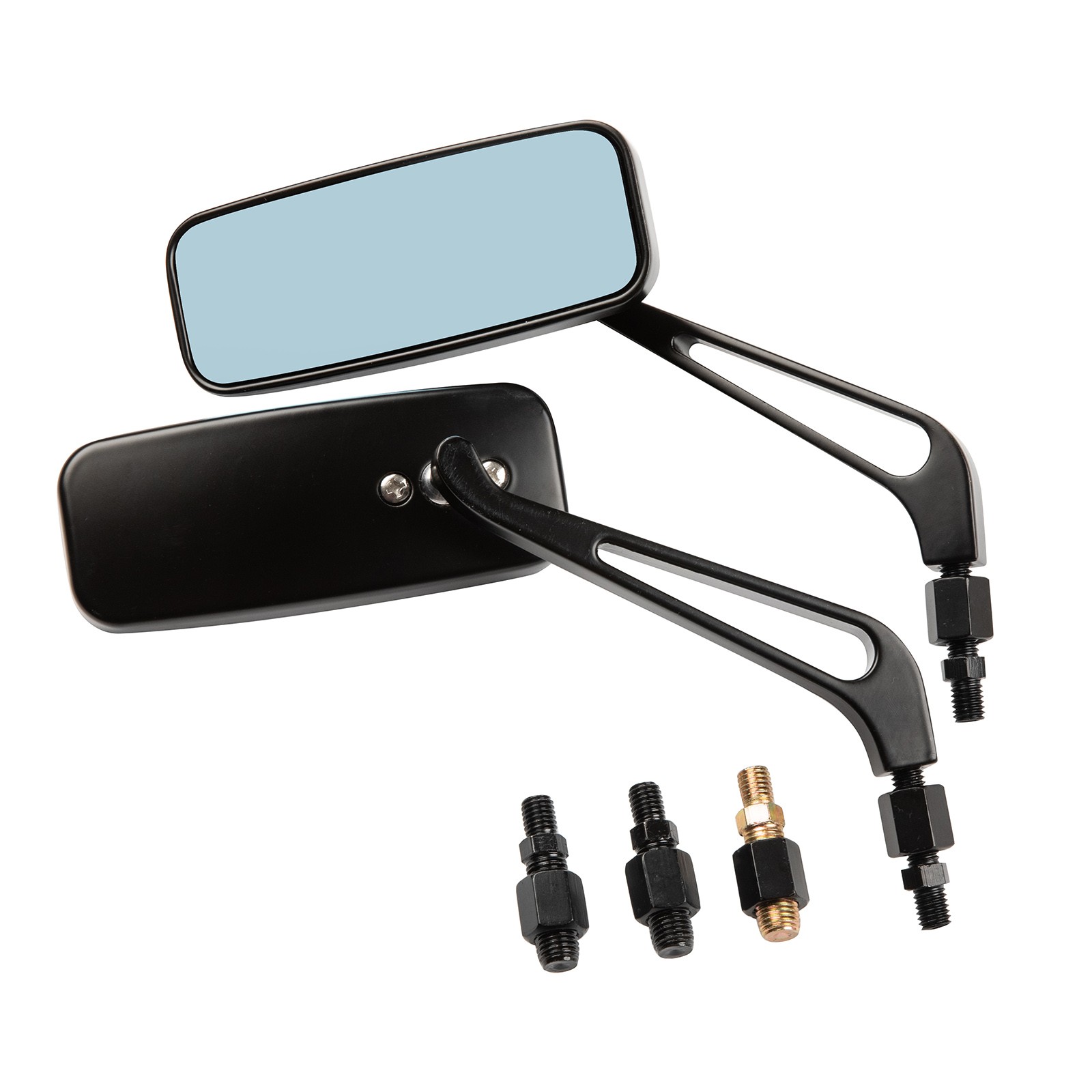 Rectangle Motorcycle Rear View Side Mirrors Compatible For Honda GROM MSX125