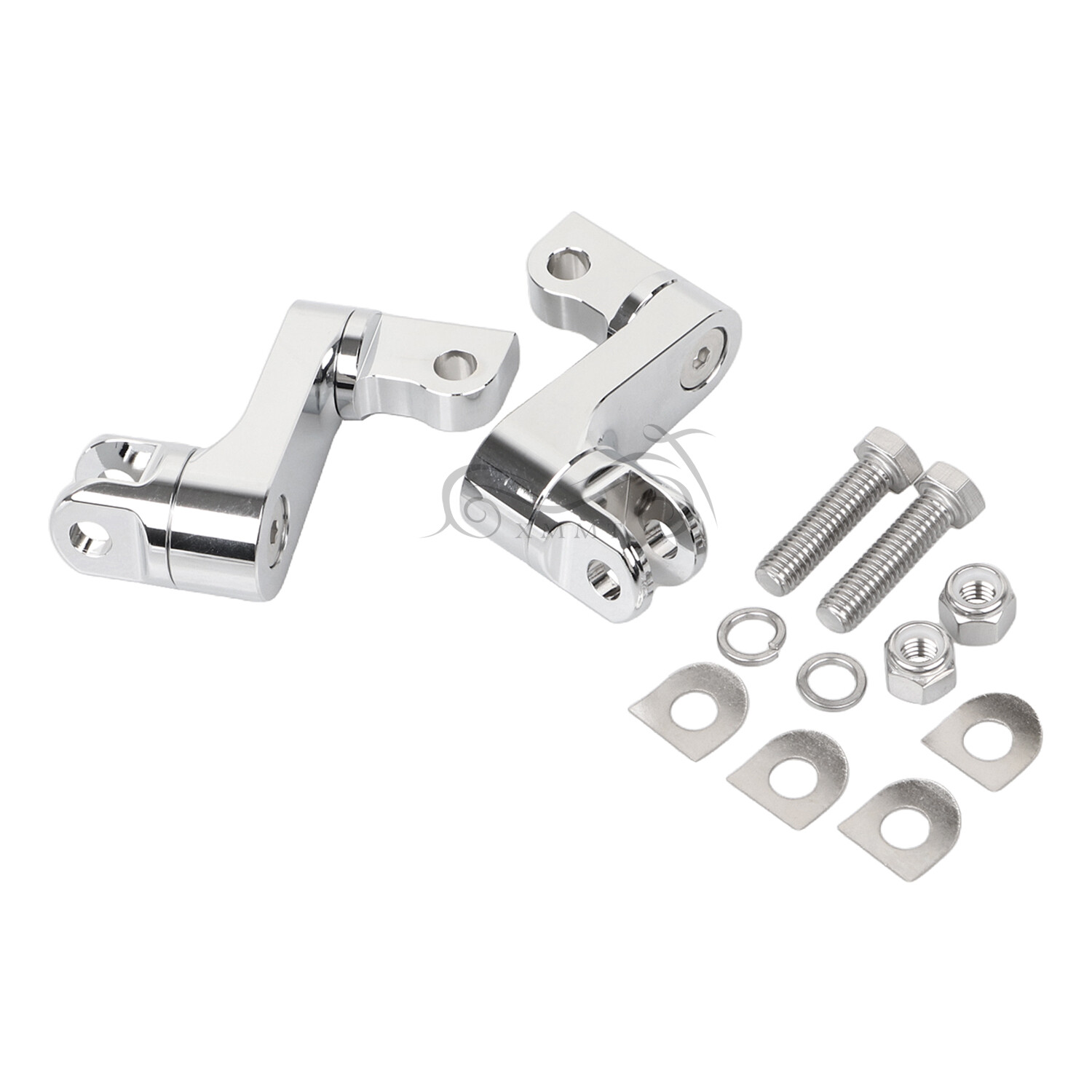 Pair Male Mount Foot Peg Extensions For Harley Sportsters Softails Dynas Touring