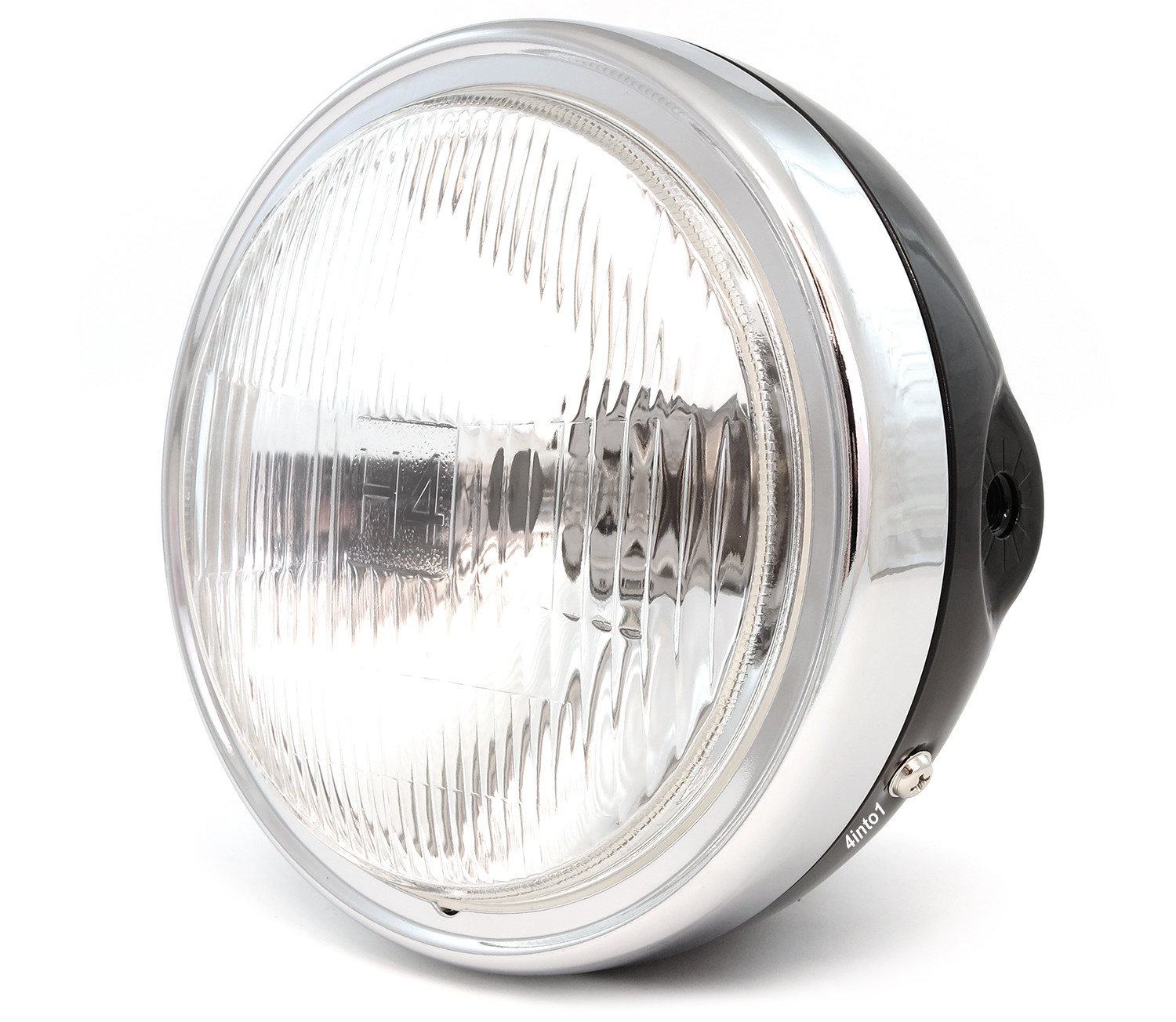 Reproduction Honda Halogen Headlight Assembly – Black – CB650 CB750 CB900 GL1100