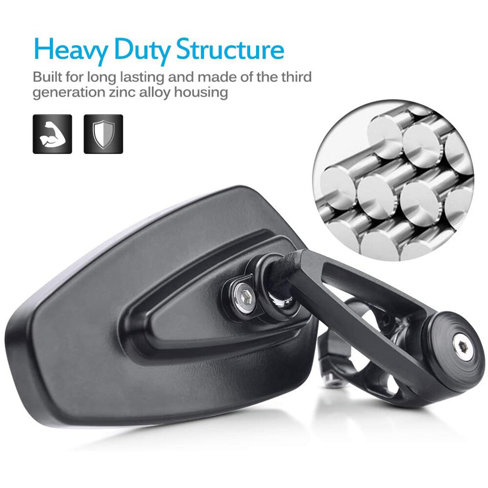 Motorcycle 7/8″ CNC Bar End Rearview Mirrors For Ducati Monster 696 797 821 1200