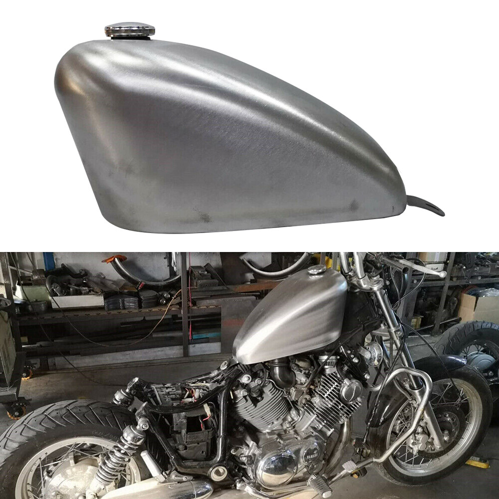 10L Motorcycle Motorbike Petrol Gas Fuel Tank For Yamaha XV750 XV1100 1988-98 AA