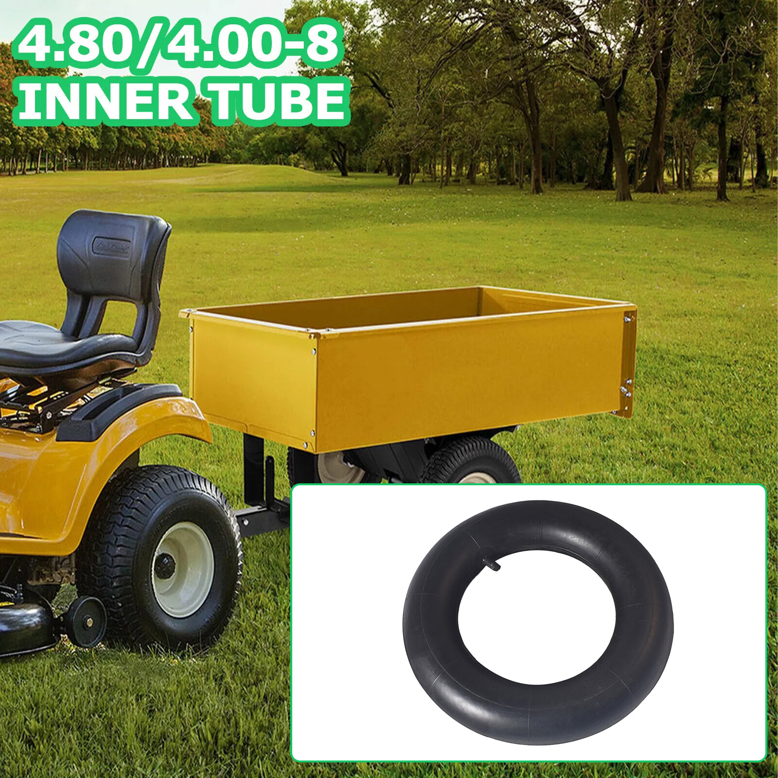 4.80/4.00-8 Replacement Inner Tube Wheelbarrow Lawn Mower Truck Pneumatic Wheel